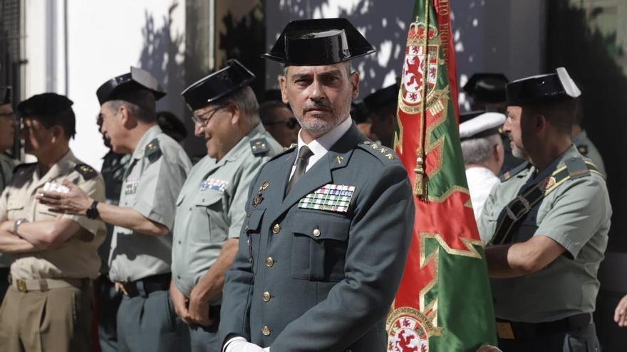 Toma de posesión del Coronel Ramón Clemente nuevo Jefe de la Guardia Civil de Córdoba.