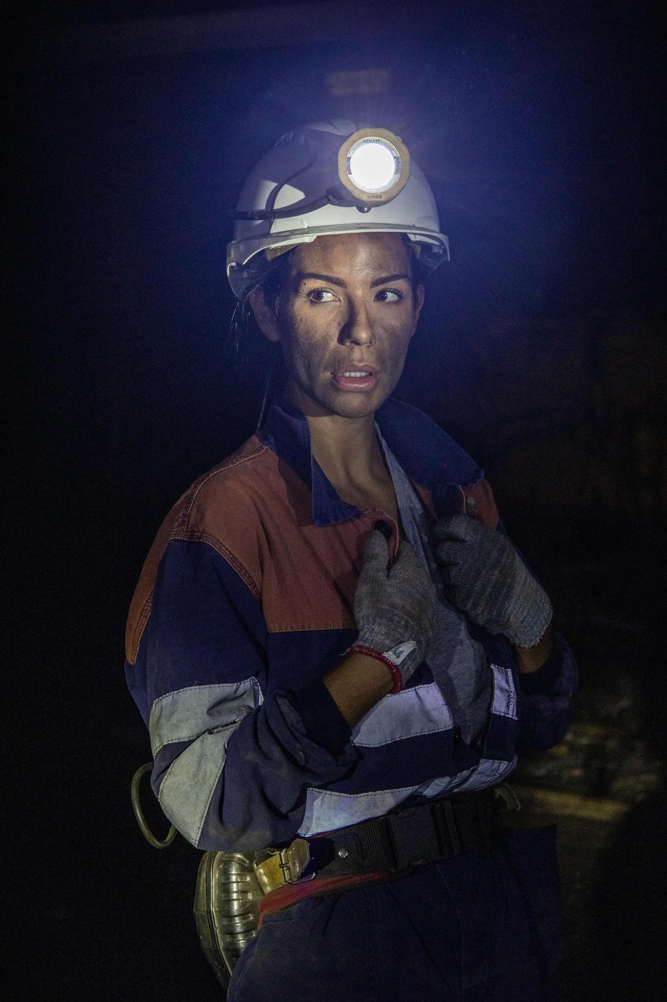 Tamara Gorro, minera por un día