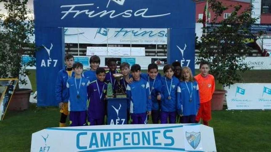 El alevín conquista el Torneo de Arousa