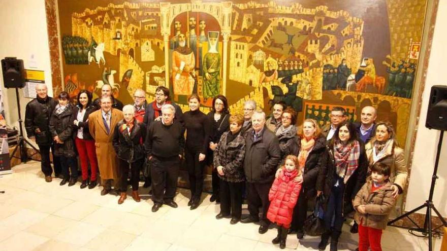 La asociación Capitonis Durii organiza una visita al mural del Cerco de Zamora de Antonio Pedrero