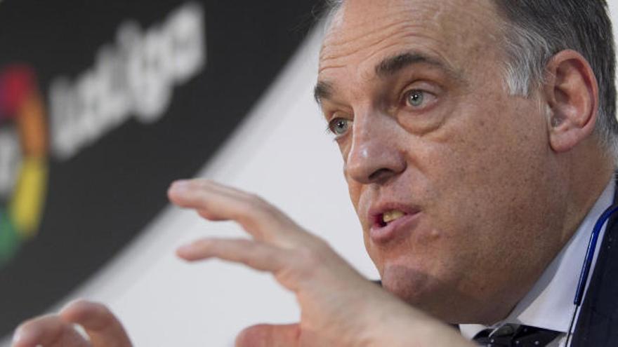 Tebas rechaza el &#039;peloteo&#039; de la UCAM de Murcia