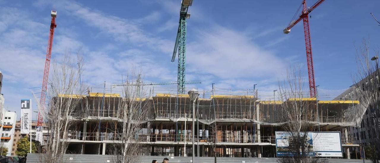 Viviendas en construcción en Córdoba.