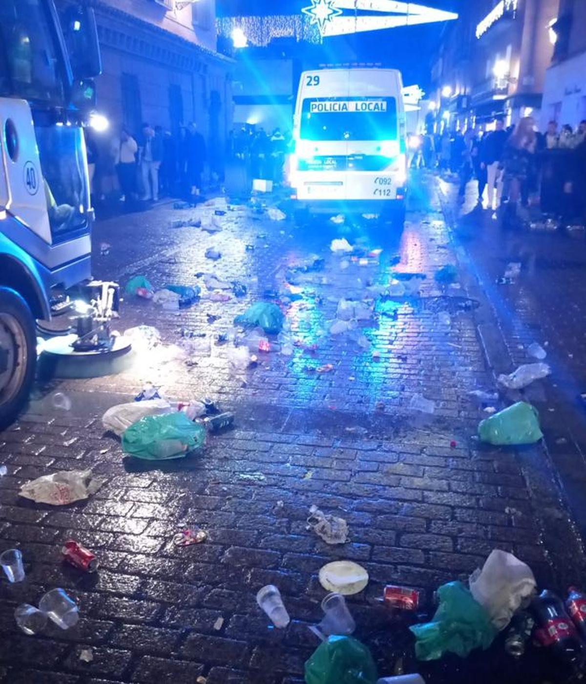 Prelimpieza del día de Navidad.