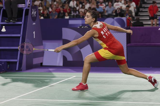 Bádminton femenino: Carolina Marín - Bing Jiao  He