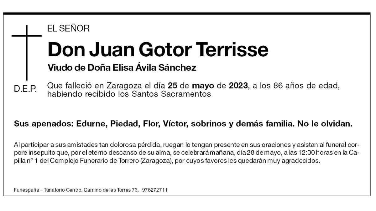 Juan Gotor Terrisse