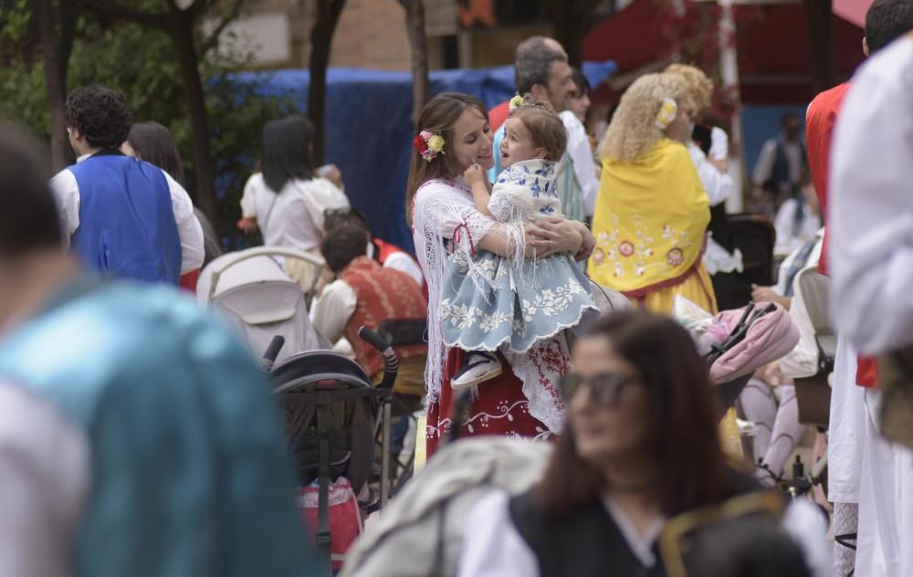 Ambiente en la plaza Mayor en el Bando