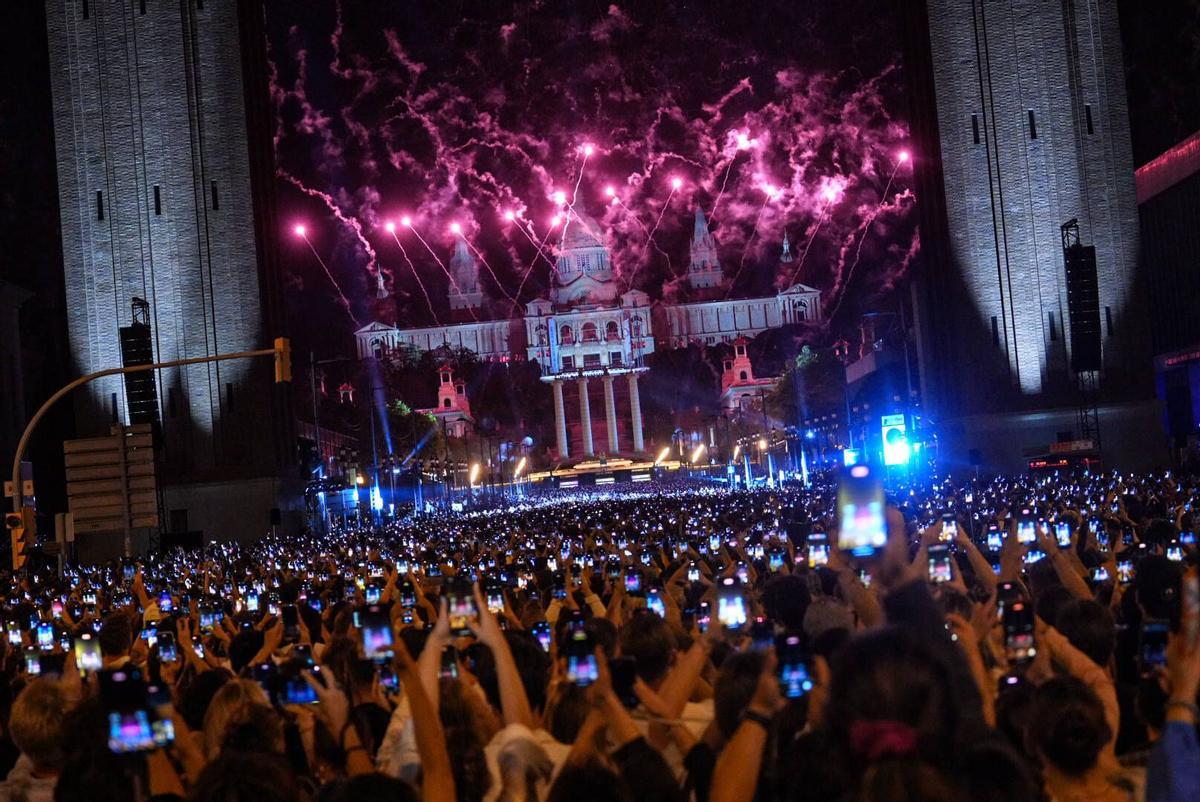 El Piromusical de la Mercè 2024