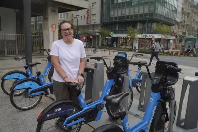 Los usuarios de BiciCoruña valoran su utilidad: "Es práctico y funciona bien en general"