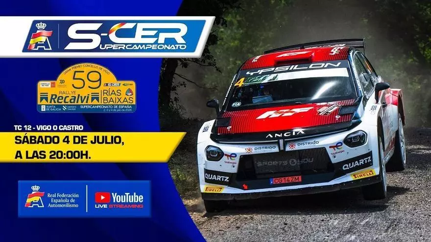 Vive en directo el Rallye Recalvi Rías Baixas 2026 | Tramo Cronometrado 12 Vigo O Castro