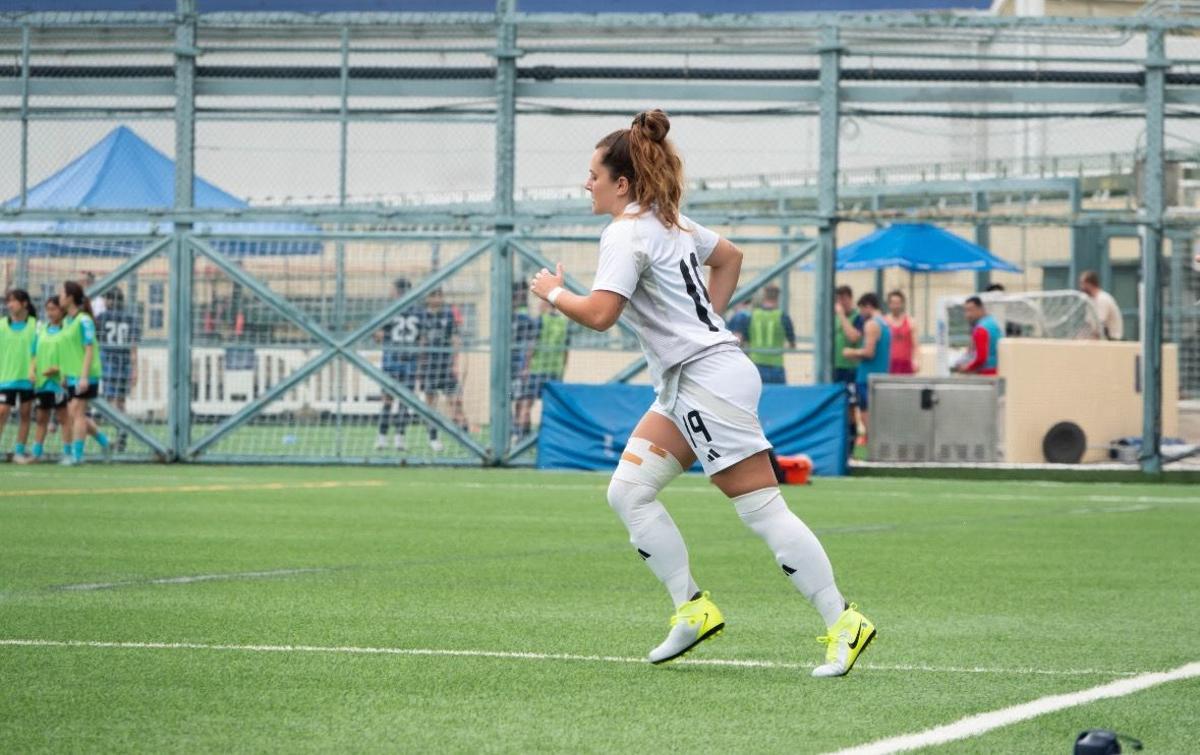 Laura Díaz, en uno de los partidos disputados en Hong Kong.