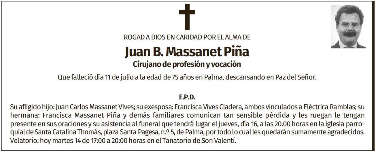 Juan B. Massanet Piña