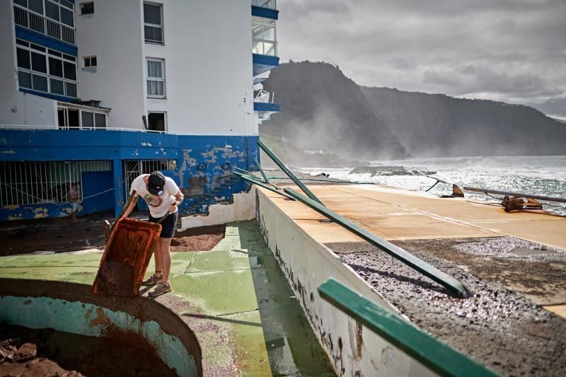 Desperfectos del temporal en Mesa del Mar