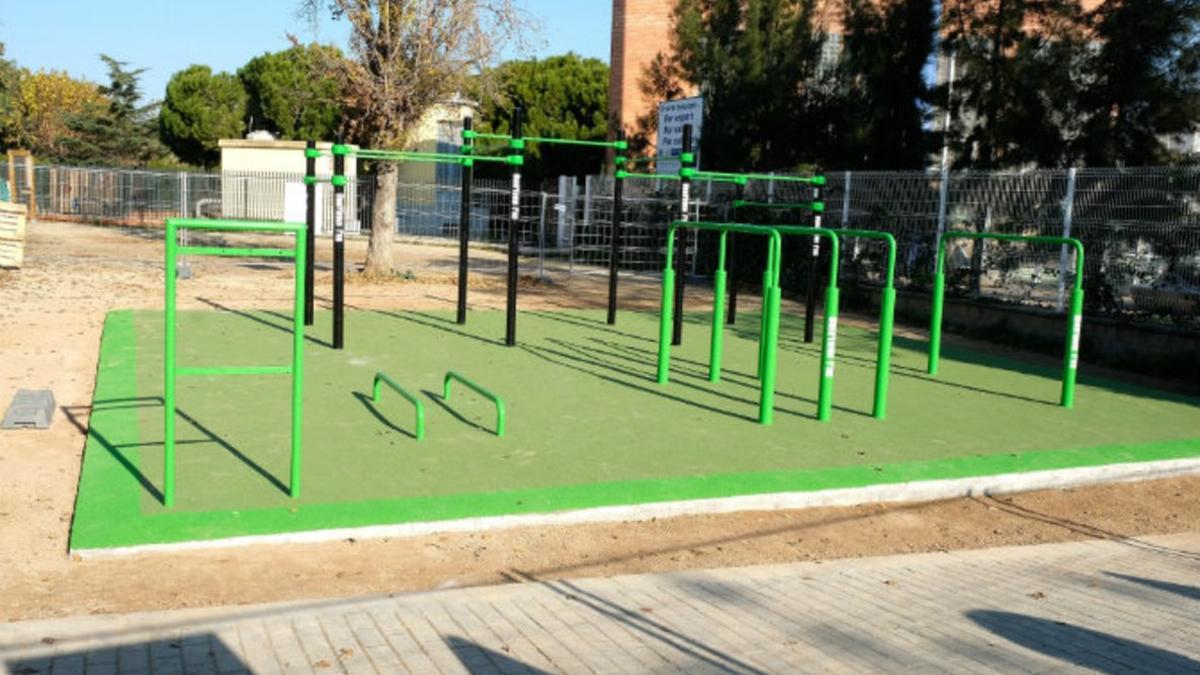 Nuevo parque de calistenia de Cornellà