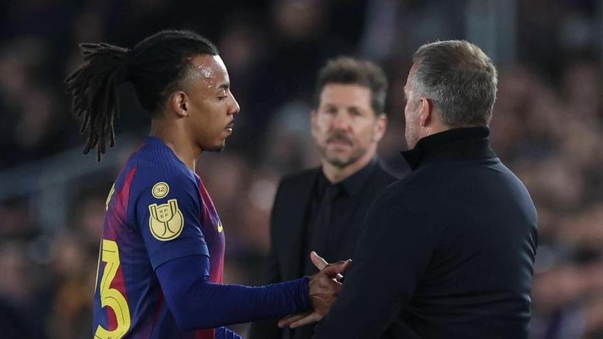 إصابة كوندي وبالدي في مباراة برشلونة ضد أتلتيكو مدريد في كأس الملك