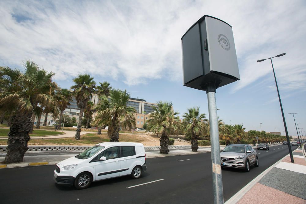 Alicante ya tiene radares en la avenida de Elche