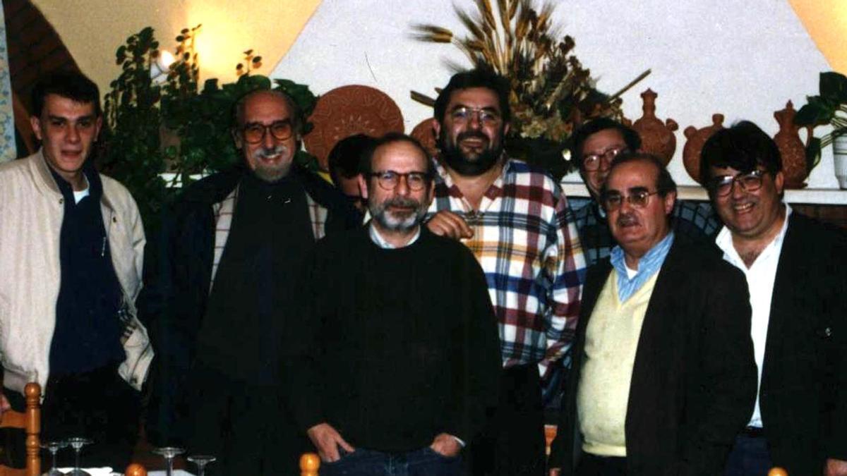 Membres del Consell de redacció de Saó en 1994