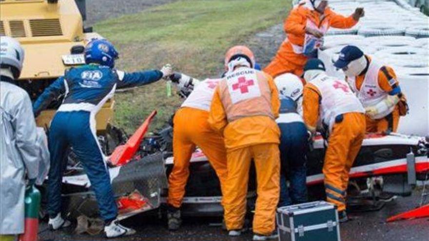 Bianchi, en estado crítico por un grave accidente en Sukuza
