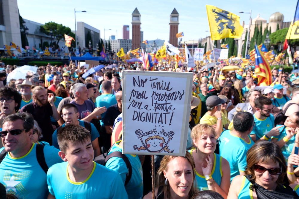 Manifestació de la Diada a Barcelona 2019