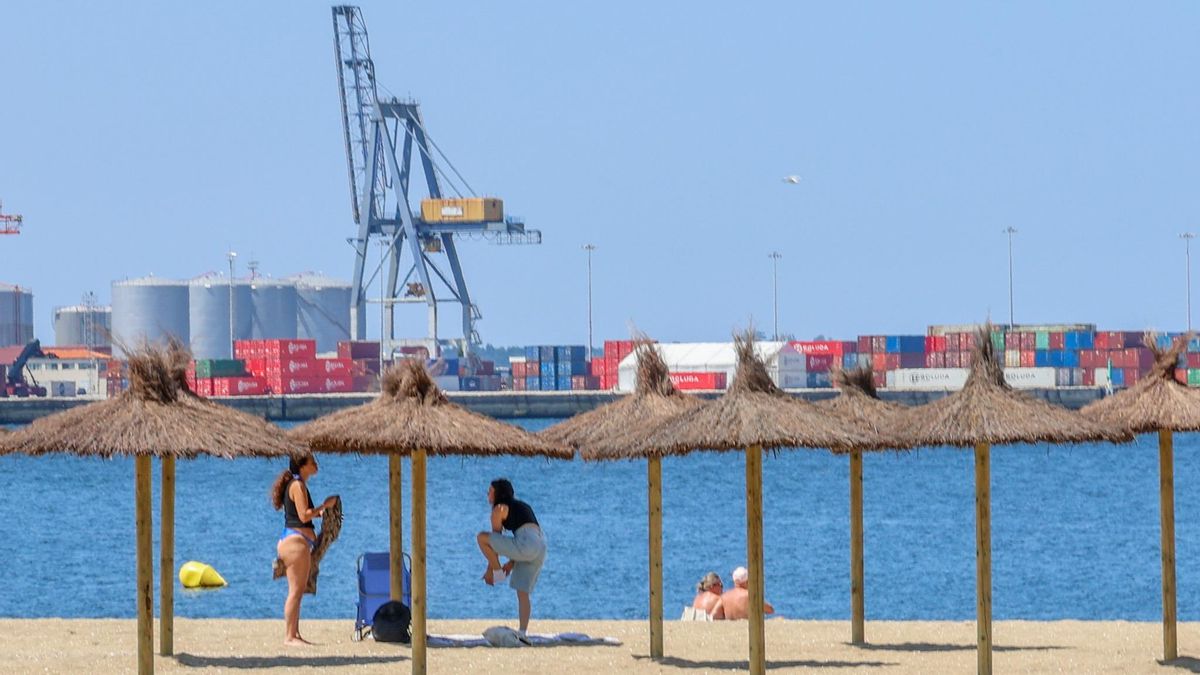 Playa Compostela, en Vilagarcía.