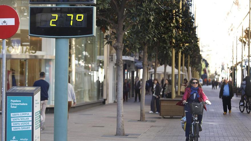 Córdoba alcanza los 23,5 grados y bate su récord de calor en enero