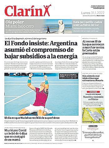 Rafa Nadal portada en periódicos de todo el mundo