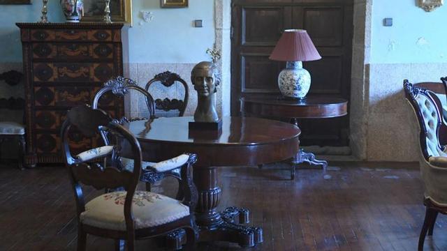 Uno de los salones del pazo de Meirás. | // LA OPINIÓN
