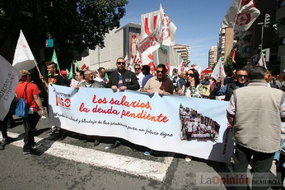 Manifestación del 1 de mayo en Murcia