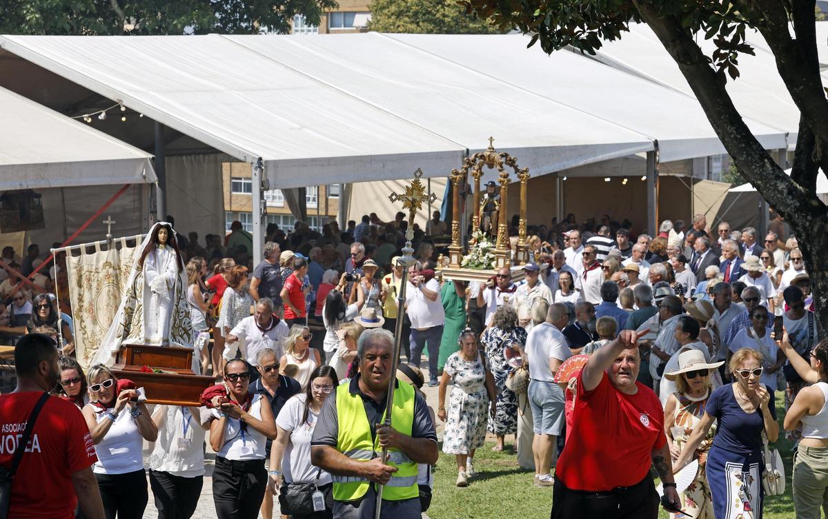 Día grande de las fiestas de San Roque en Vigo, en imágenes