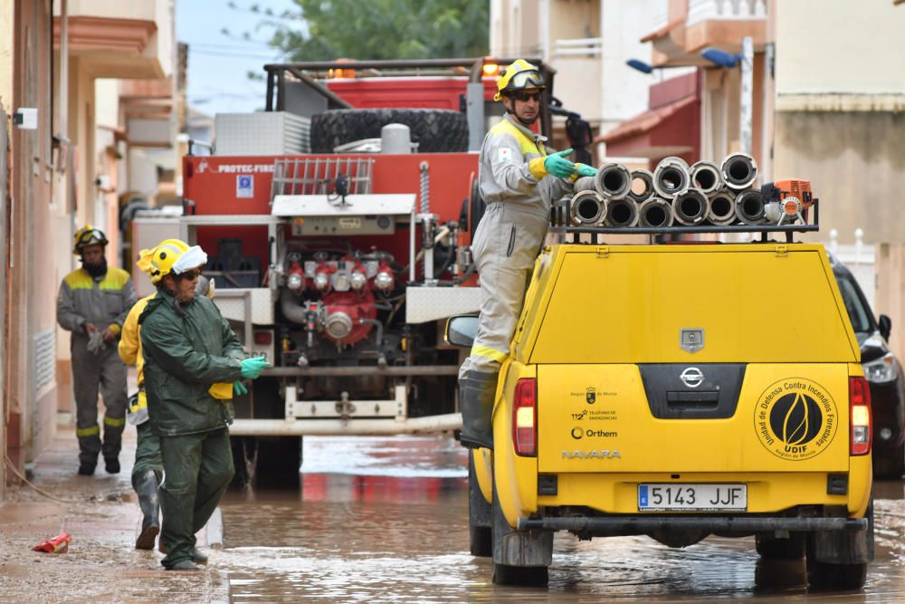 Los Alcázares vuelve poco a poco a la normalidad tras el paso de la nueva DANA