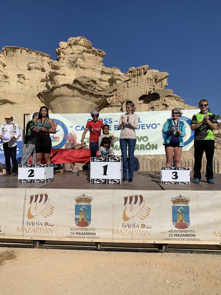 Todas las imágenes del cross por las calas de Bolnuevo, en Mazarrón