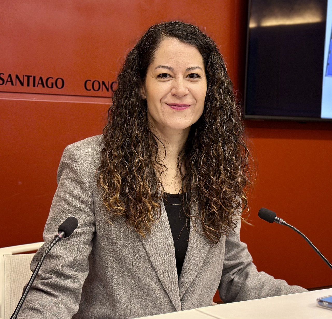 María Rozas, edil de Dereitos e Servizos Sociais de Santiago.