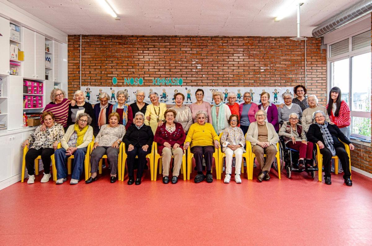 La celebración del Día de la Madre en la sede de la ludoteca Vellos Tempos.