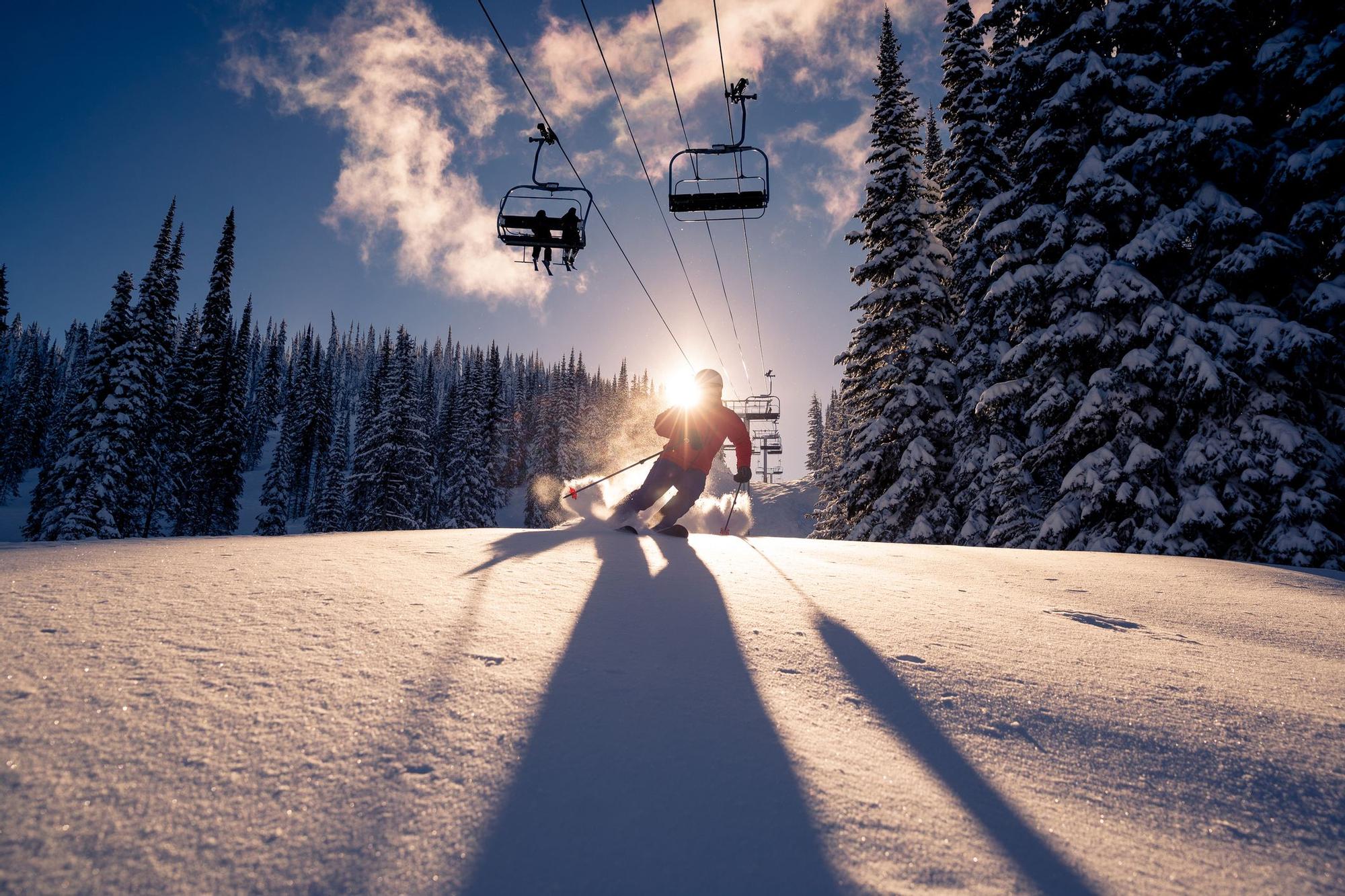 Esquiar es una de las actividades que más se practican en Okanagan
