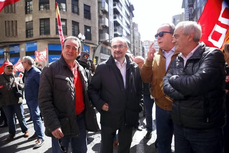 Escenas del Día del Trabajador en Zaragoza