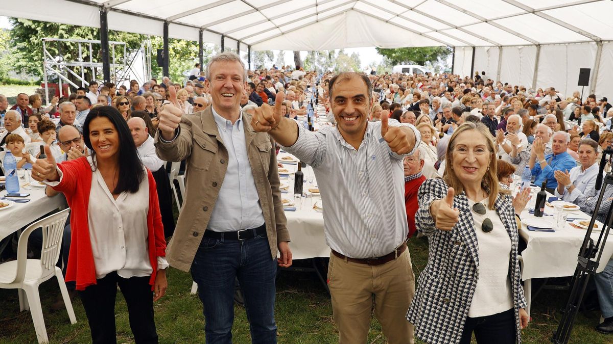 Monte Castrove acoge la tradicional romería organizada por el PP
