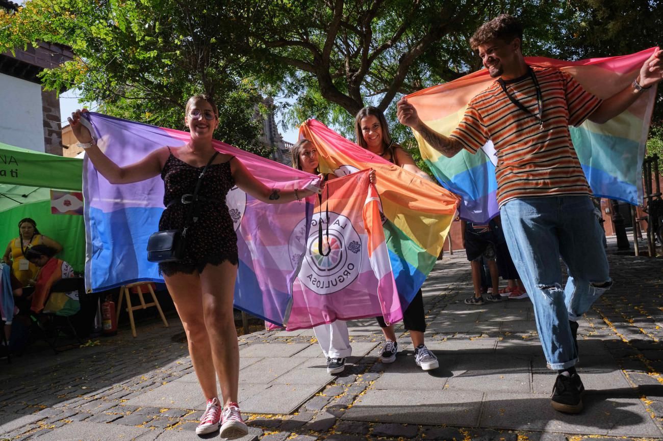 Celebración de La Laguna Pride Day por el Día del Orgullo LGBTI