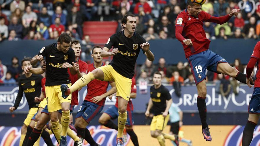 Liga: Osasuna  Atlético