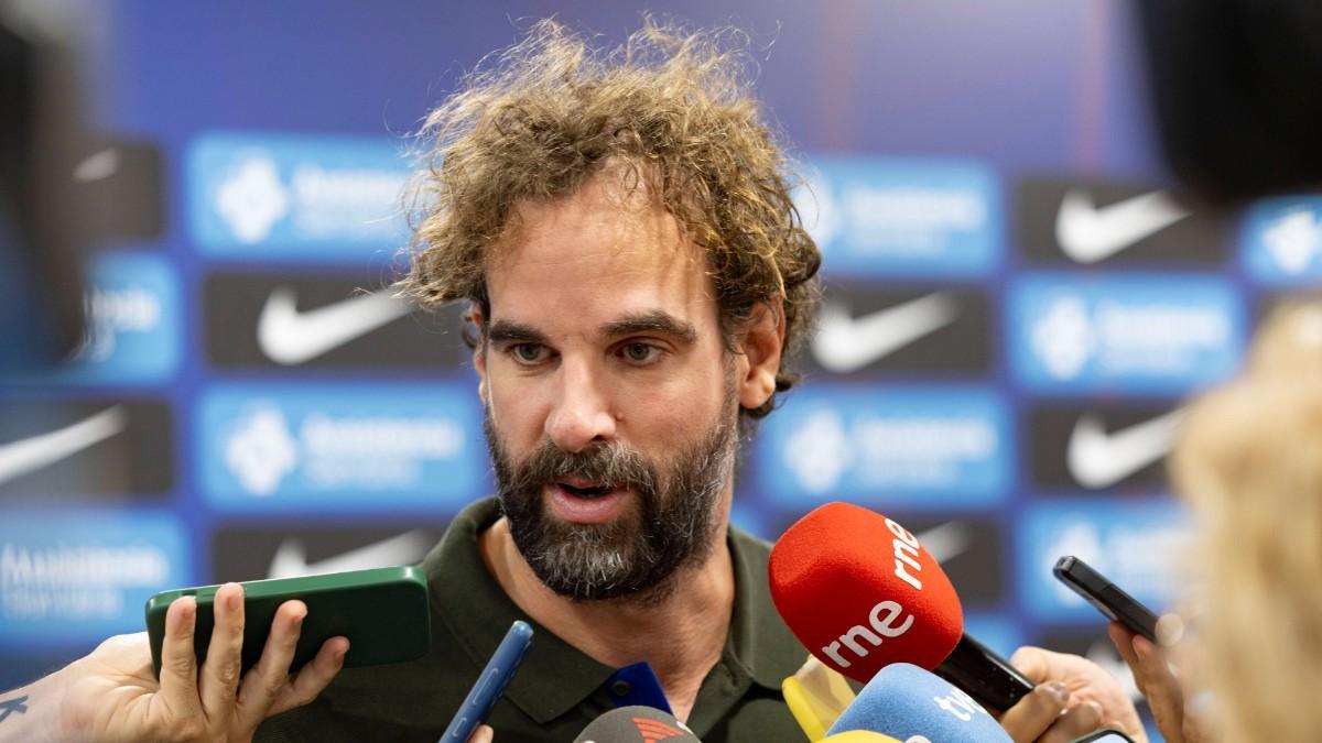 Roger Grimau, entrenador del Barça