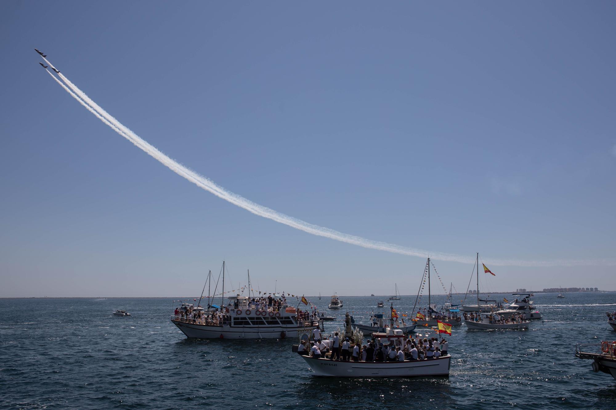 Procesión marítima de la Virgen del Carmen