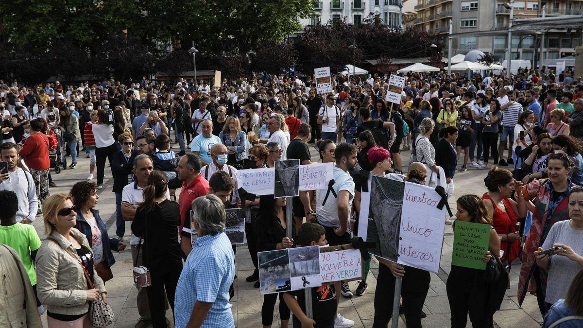 Manifestación ciudadana en Zamora por el fuego en La Culebra.