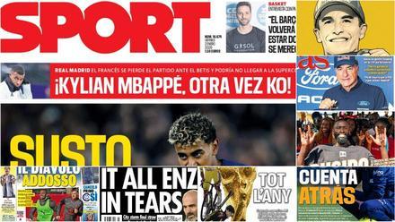 Las portadas de la prensa deportiva de hoy