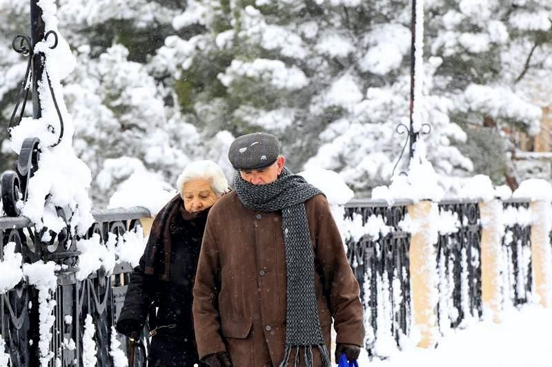 Nevadas en Aragón