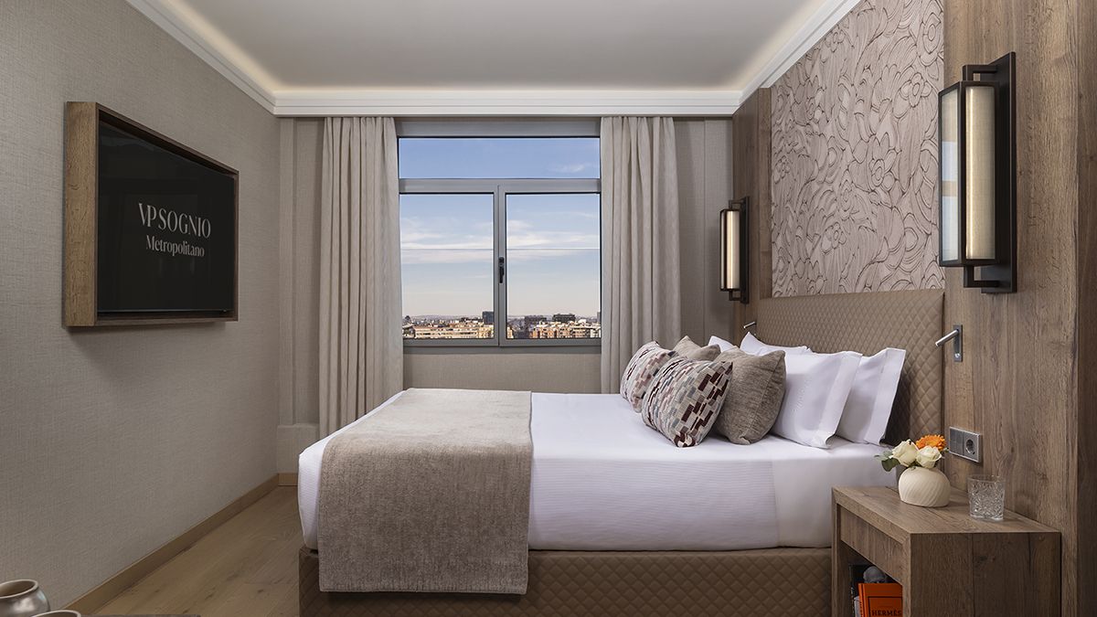 Suite con vistas a Madrid, pensada para un descanso perfecto