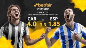 FC Cartagena vs. RCD Espanyol: horario, TV, estadísticas, clasificación y pronósticos