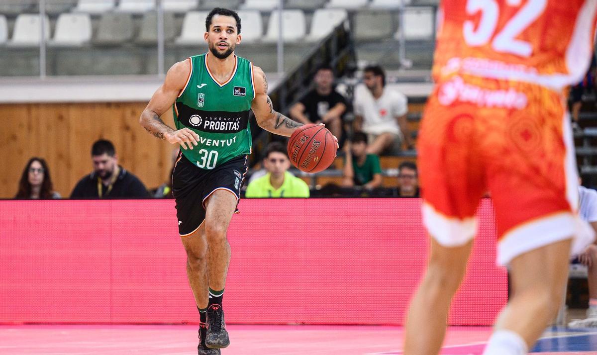 Dotson, en una acción del encuentro ante el Hiopos Lleida