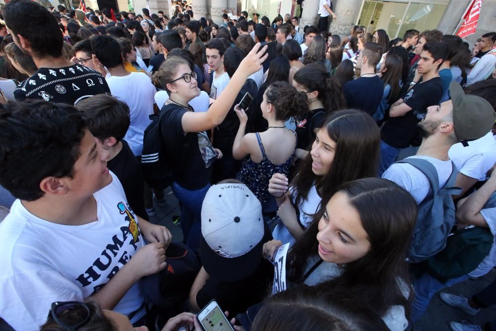 Marchas contra la reválida desde los institutos