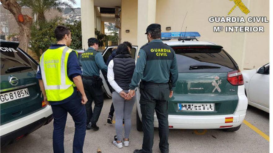 Los dos arrestados por la Guardia Civil