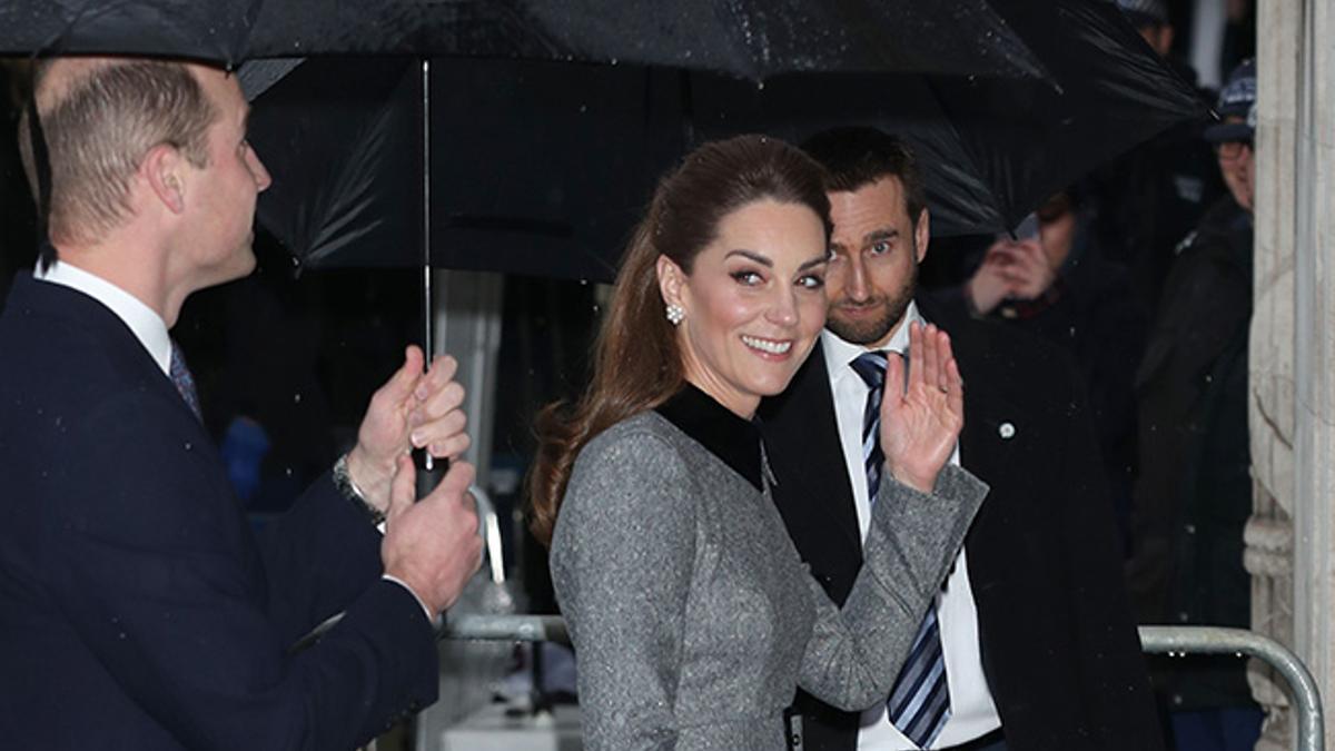 Kate Middleton a su llegada a la abadía de Westminster