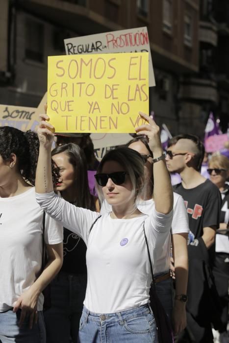 Manifestación en Elche por el 8-M