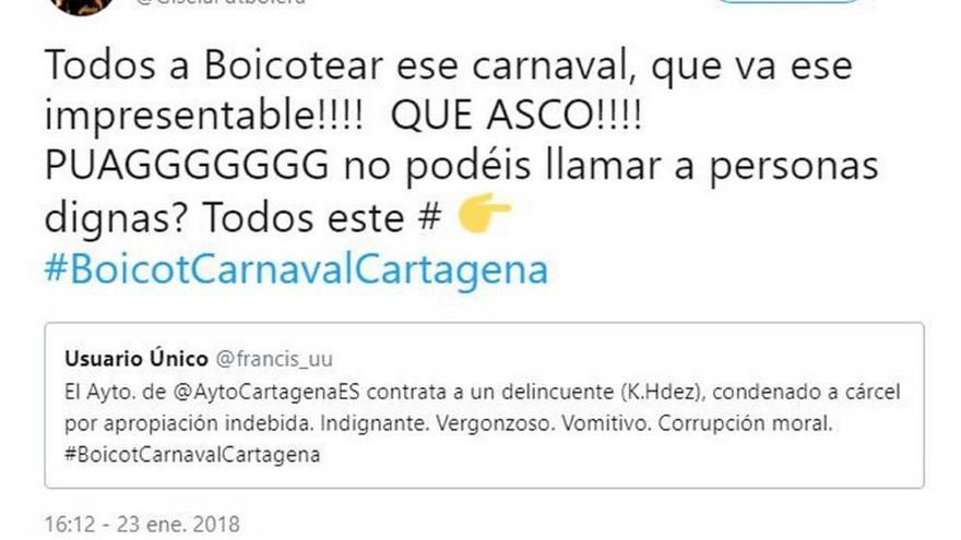 Una campaña llama a boicotear el pregón del Carnaval de Kiko Hernández